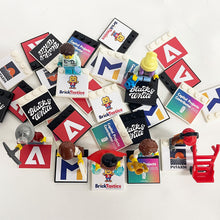 Load image into Gallery viewer, Branded Display Plates 4X4 (Extra Large Branding Area)- Fits LEGO® Minifigures, For Corporates &amp; Events

