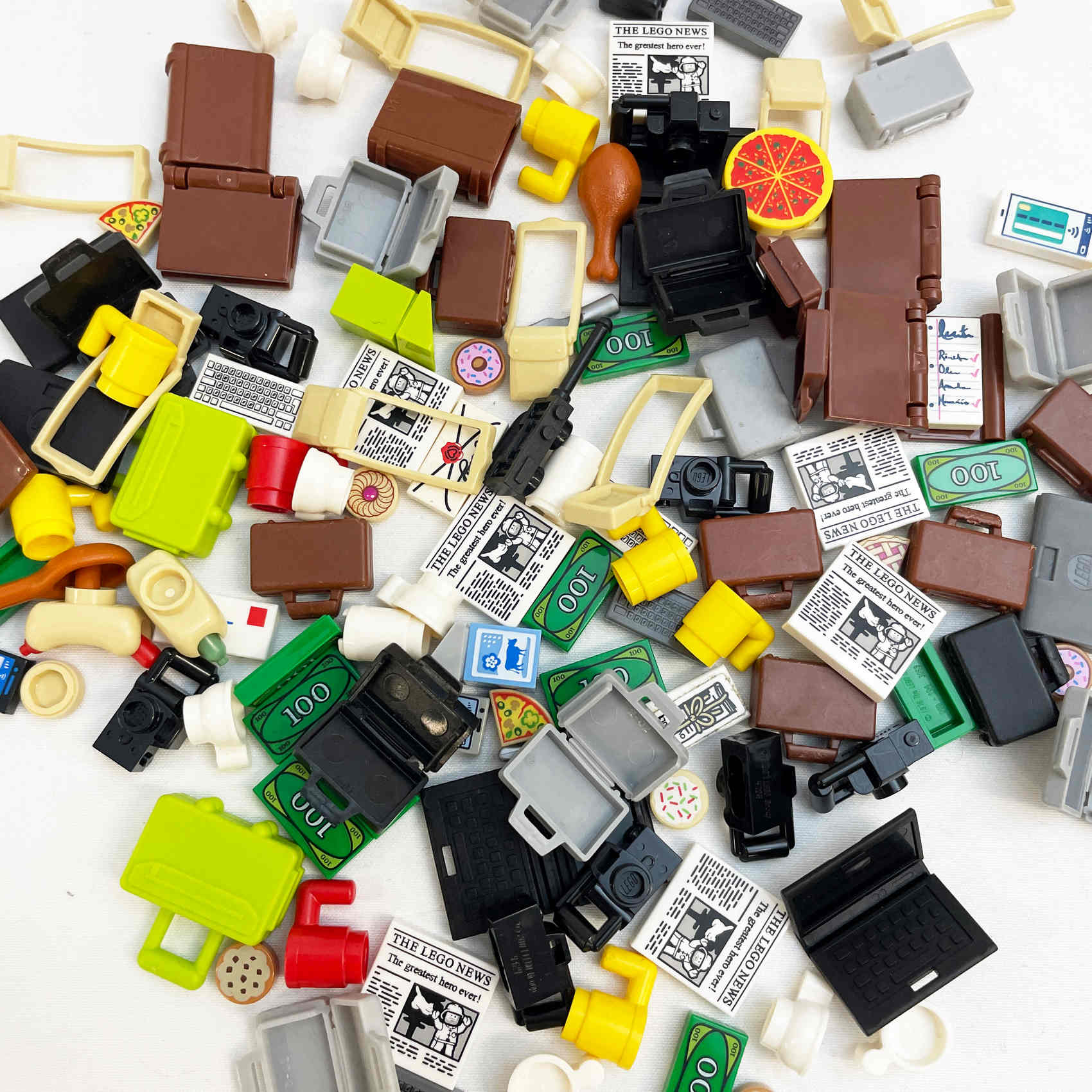 *Custom Upgrade* Corporate/Office/IT Accessories - Upgrade your build-a-figure package's LEGO® Minifigure accessories