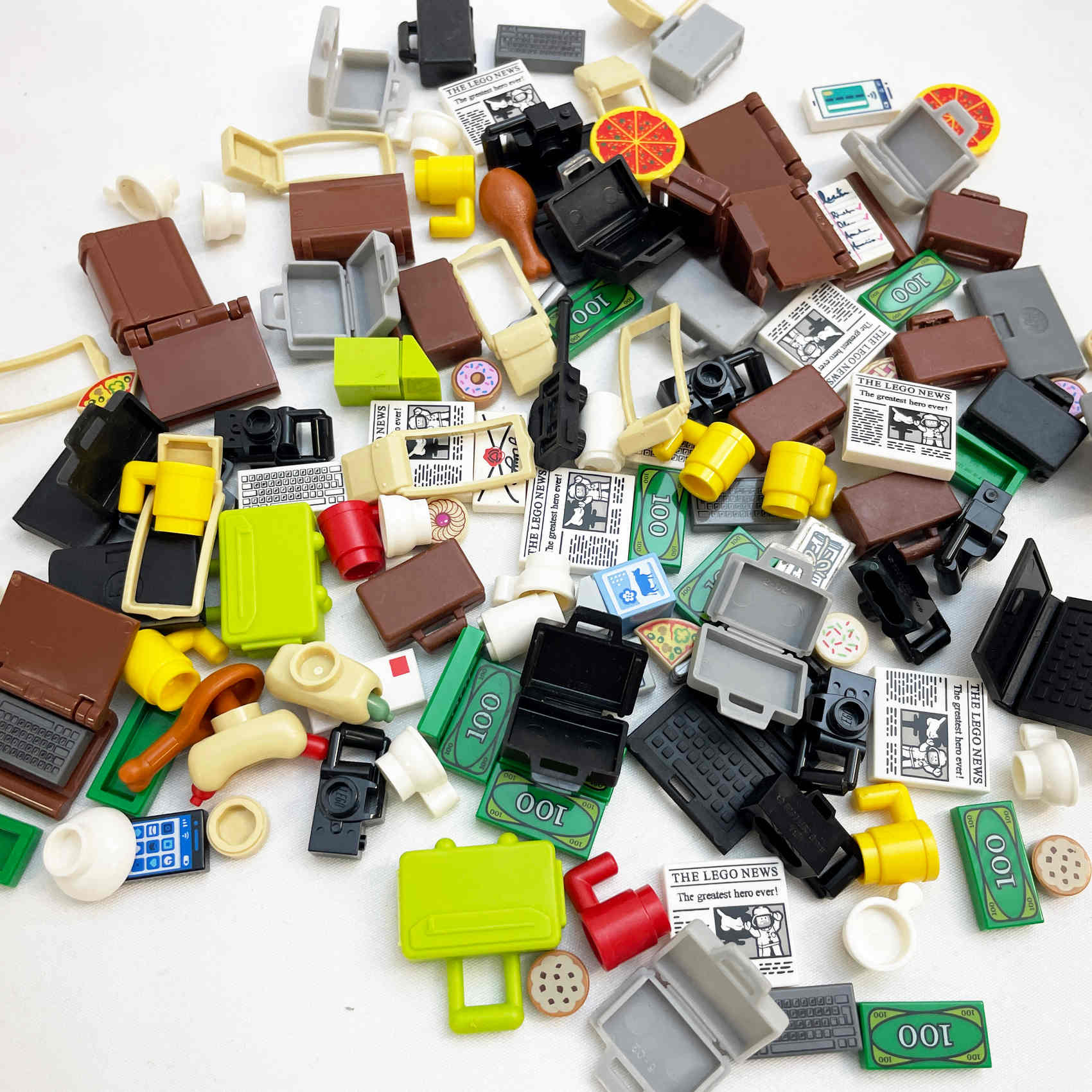 *Custom Upgrade* Corporate/Office/IT Accessories - Upgrade your build-a-figure package's LEGO® Minifigure accessories