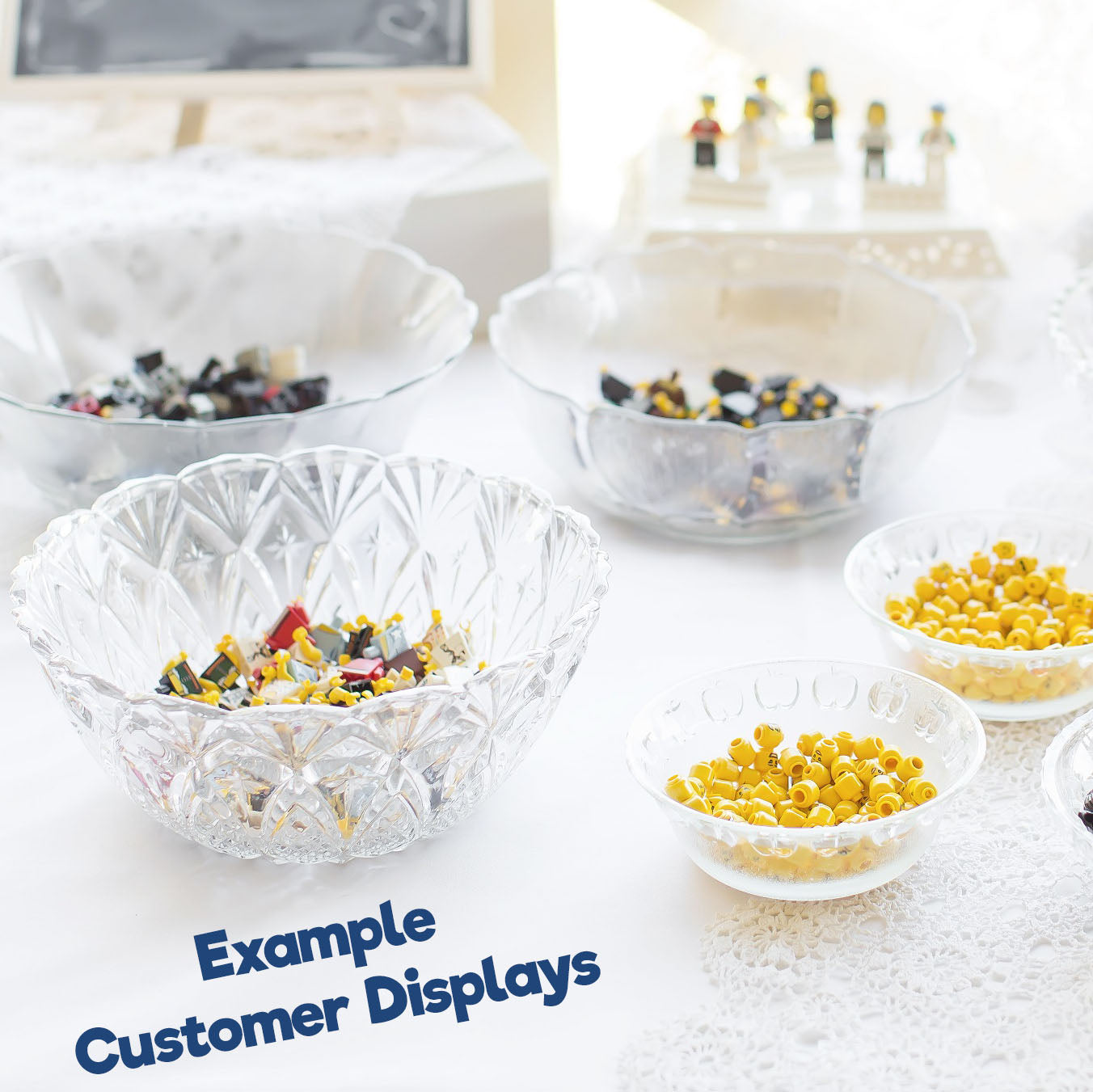 Build-A-Minifigure Package (x500 Minifigures of Parts) - BULK - For Trade Shows, Events, Weddings, Birthdays and more