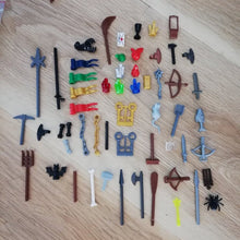 Load image into Gallery viewer, Medieval Theme - Minifigure Accessories/Items Pack x25/50/100 Pcs
