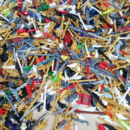 Ninjago Theme - Minifigure Accessories/Items Pack x25/50/100 Pcs