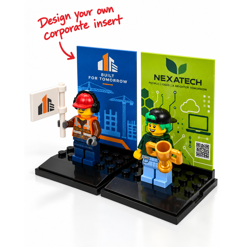 *Add-on* - Branding Insert For Minifigure Display Cases