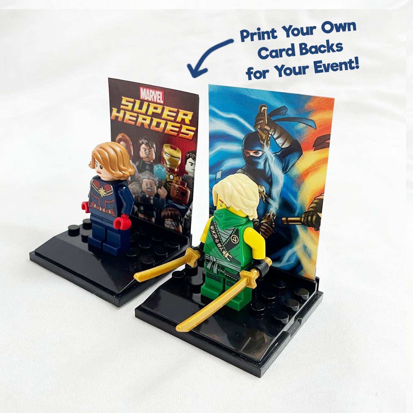 Build-A-Minifigure Pack (x50 Minifigures of Parts) - BULK - For Events, Weddings, Trade Shows, Birthdays and more