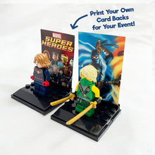 Load image into Gallery viewer, *Add-on* - Branding Insert For Minifigure Display Cases
