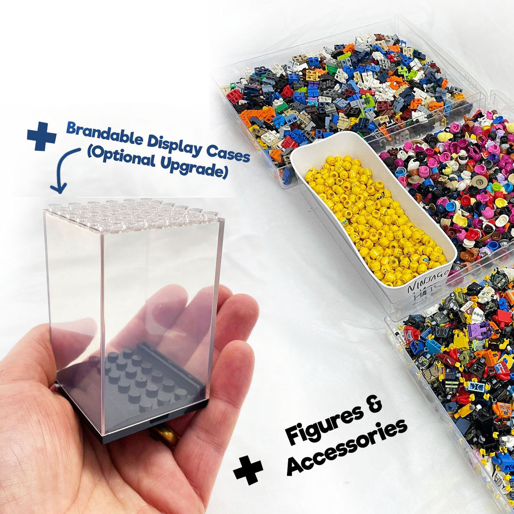 Build-A-Minifigure Package (x100 Minifigures of Parts) - BULK - For Trade Shows, Events, Weddings, Birthdays and more