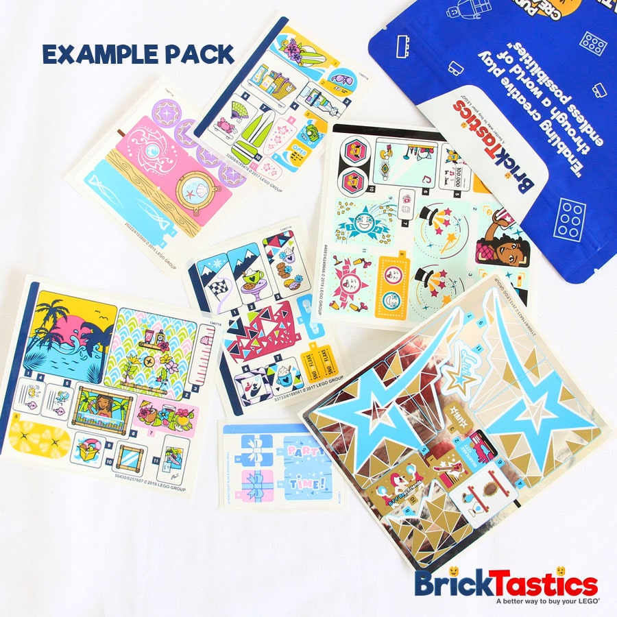 LEGO Sticker Packs – High Quality Used LEGO – Bricktastics