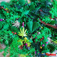 Trees & Foliage Pack 75pcs (110g)- Genuine Pre-Loved LEGO