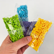 1 x 1 Plates - 150 Pieces (27g) - Choose Your Colours - Unbranded