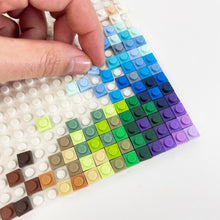 Load image into Gallery viewer, Mosaic Brick Art - Starter Kit - 13 colours + 2 32x32 Base Plates
