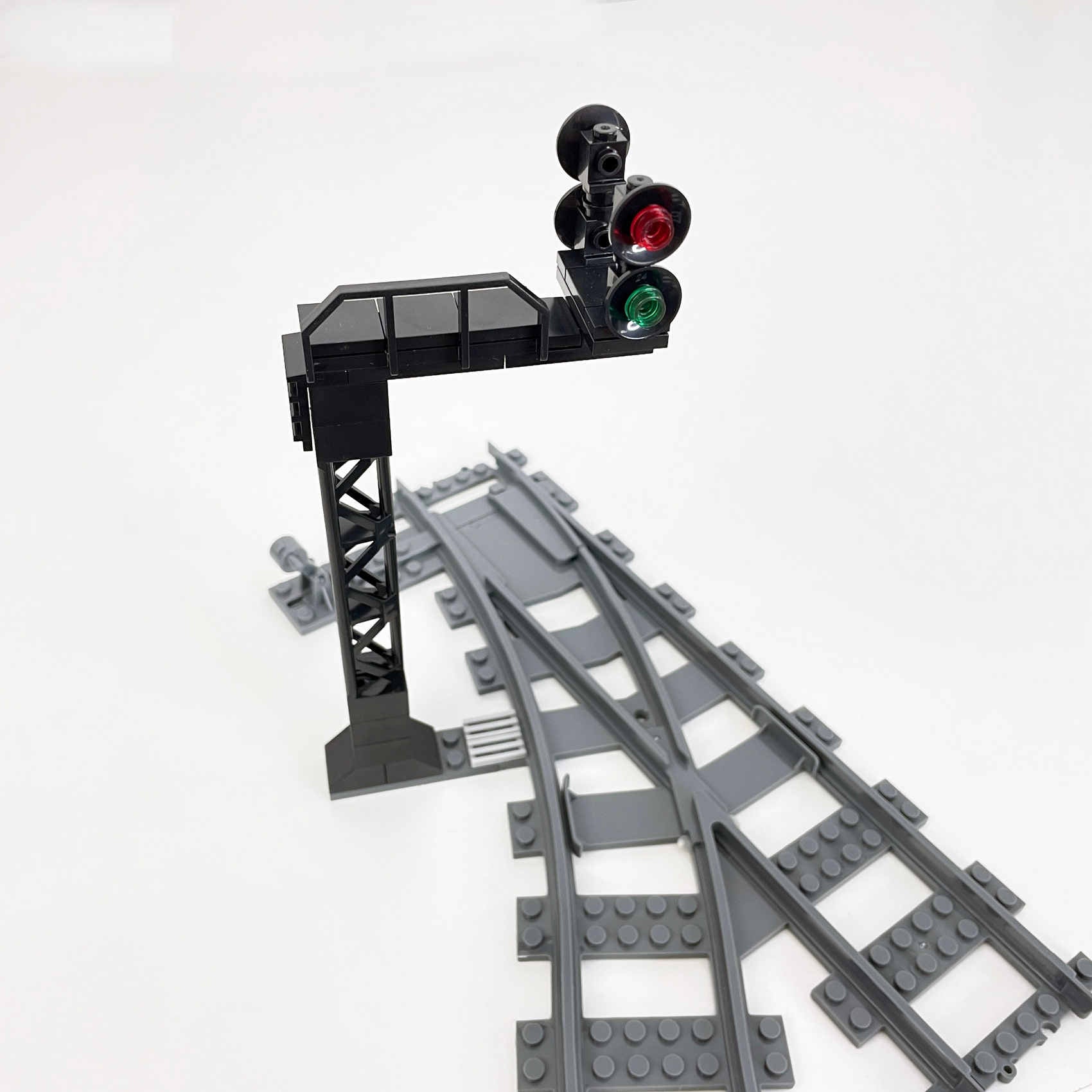 Train Railway Light Signals Red Green Unbranded Bricks LEGO Compatible Bricktastics