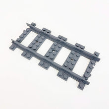 Load image into Gallery viewer, Train Tracks Railway Straight Piece x1 QTY - Unbranded Bricks

