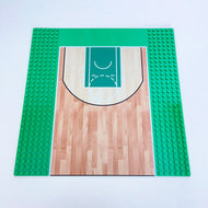 Basketball Court Printed 32x32 Stud - Unbranded Baseplate