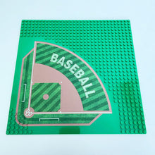 Load image into Gallery viewer, Baseball Printed 32x32 Stud - Unbranded Baseplate
