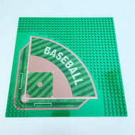 Baseball Printed 32x32 Stud - Unbranded Baseplate