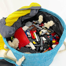Load image into Gallery viewer, Building Bricks &amp; Toy Storage Bag - Portable Easy Pack Up Design with Mat
