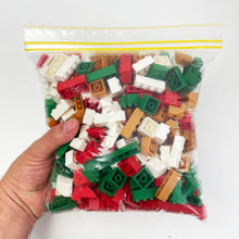 Load image into Gallery viewer, Christmas Basic Bricks Packs - Four Colour Mix - 1x1, 1x2, 2x4, 2x4, 2x2+ stud - 230+pcs (250g)
