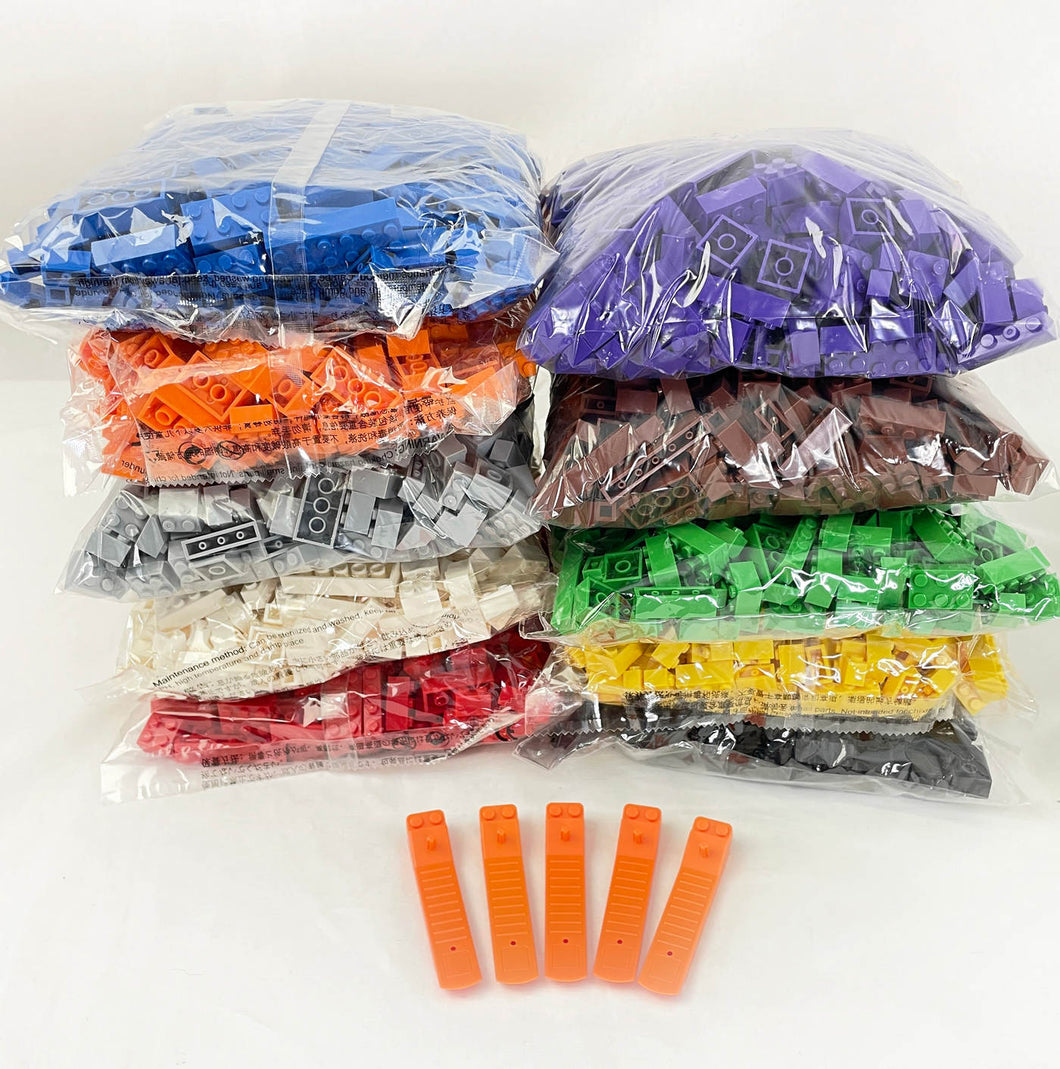 Basic Bricks School & Group Pack (5KG) - Medium (4600 pcs)- Unbranded