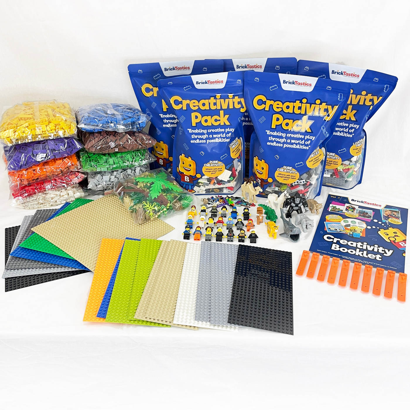 Essentials Pack - Pre-Loved LEGO® & Bricks (12KGS) - Medium (10-15 persons)