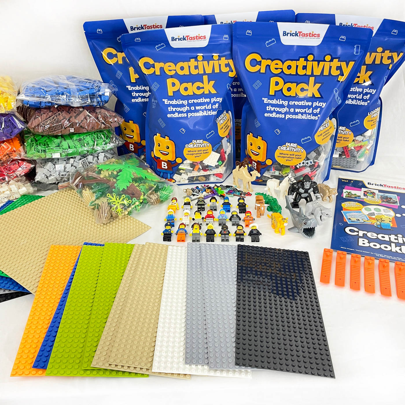 Essentials Pack - Pre-Loved LEGO® & Bricks (12KGS) - Medium (10-15 persons)