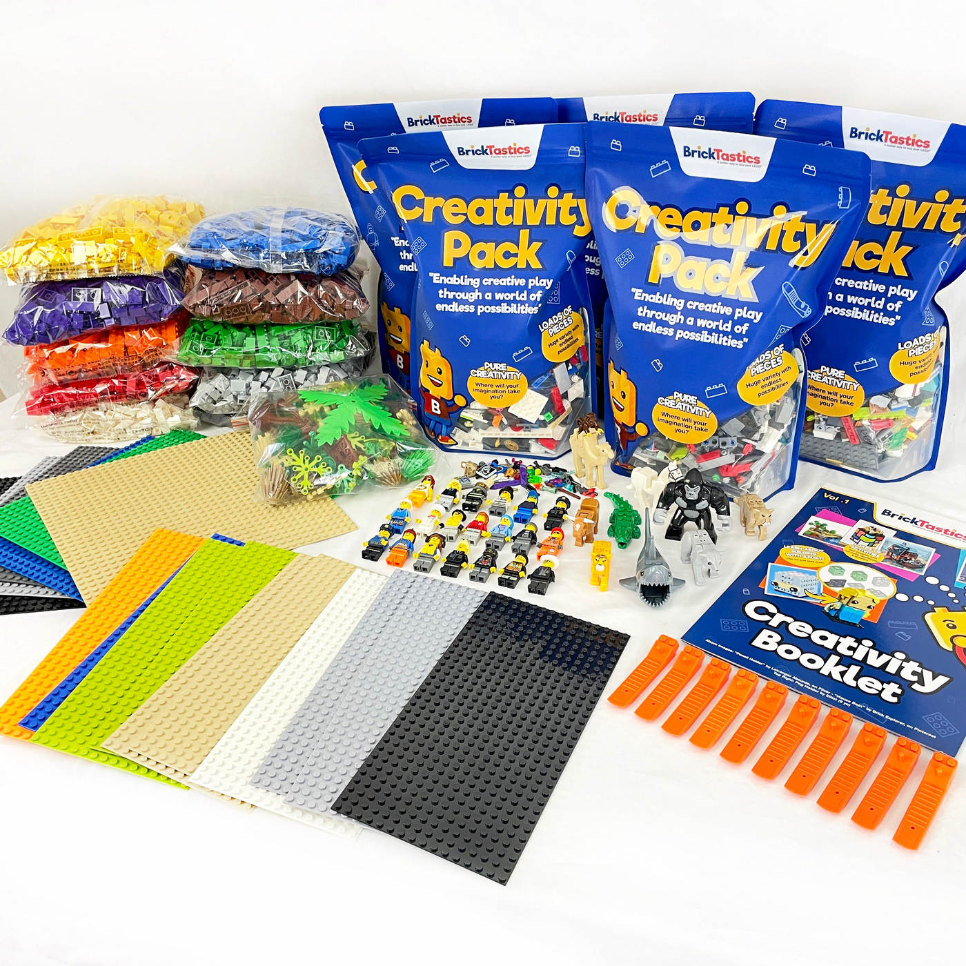 Essentials Pack - Pre-Loved LEGO® & Bricks (12KGS) - Medium (10-15 persons)