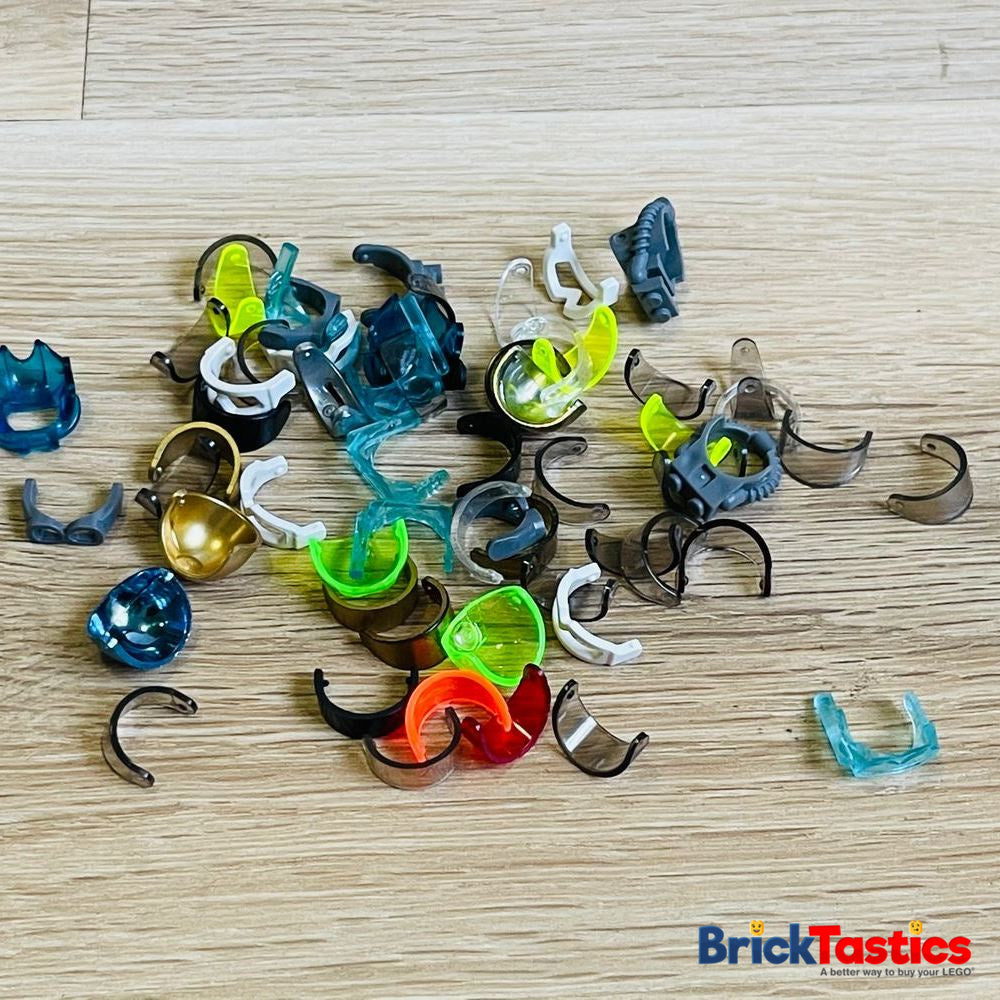 LEGO Visors for Minifigure helmets, (x30 pcs)