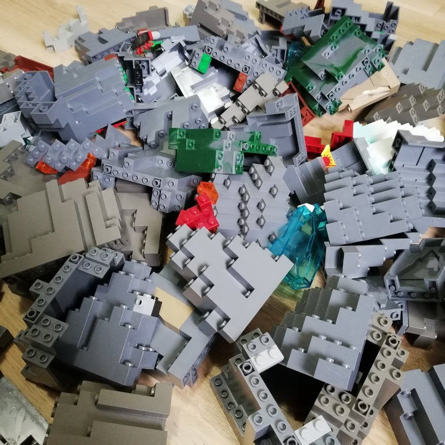 Building Block Rocks Lego Rock Pieces Pack (10 pieces) - High Quality Preloved LEGO – Bricktastics