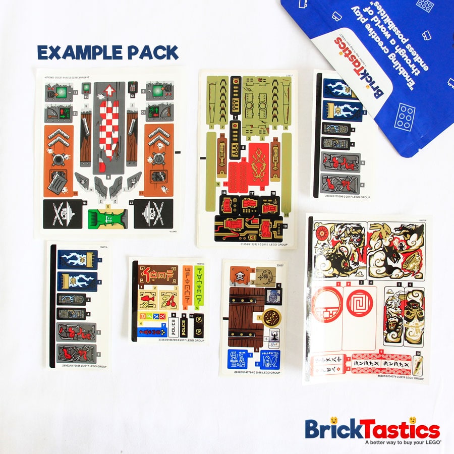 LEGO Sticker Packs – High Quality Used LEGO – Bricktastics