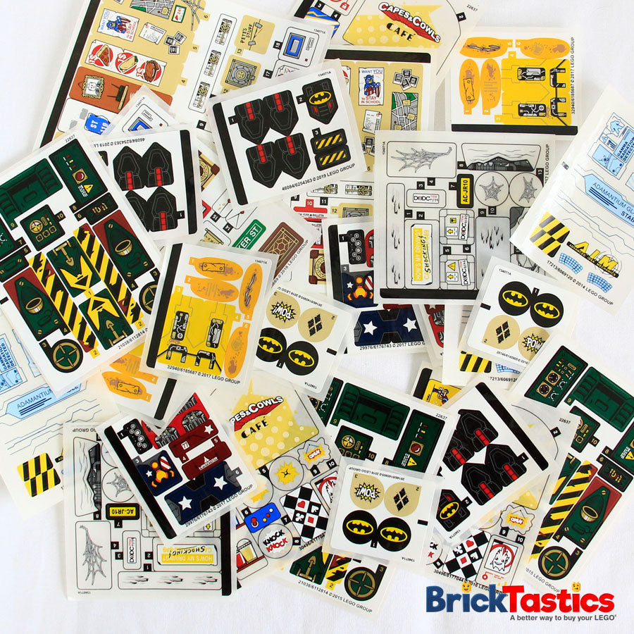 LEGO Sticker Packs – High Quality Used LEGO – Bricktastics