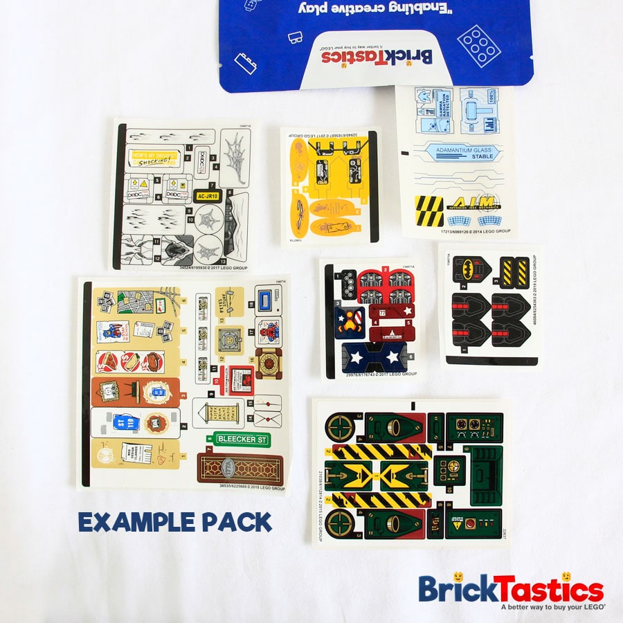 LEGO Sticker Packs – High Quality Used LEGO