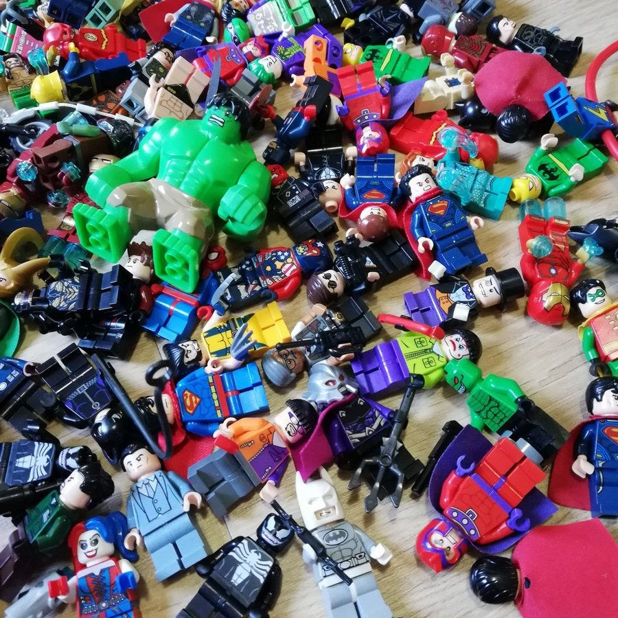 Super Heroes - Lucky Dip Minifigure Packs (QTY x5 figs) – High Quality Used LEGO - Marvel, DC +